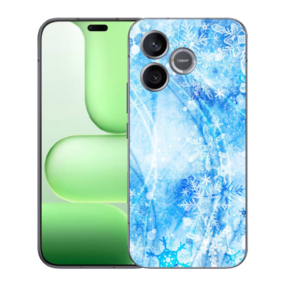 mmCase gél tok a Honer 600 Lite-hez – hópelyhek