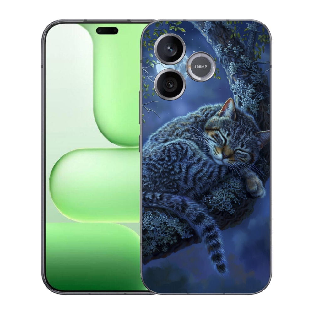 mmCase gél tok a Honer 600 Lite-hez – alvó macska
