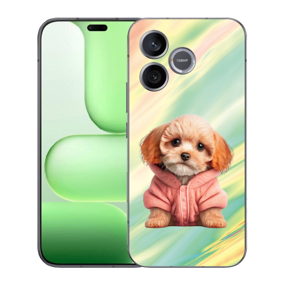 mmCase gél tok a Honer 600 Lite-hez – kiskutya pulóverben