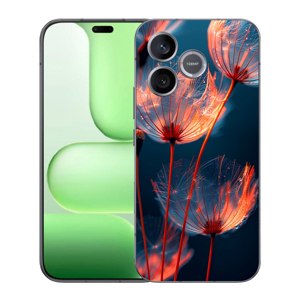 mmCase gél tok a Honer 600 Lite-hez – fénylő szőrszálak