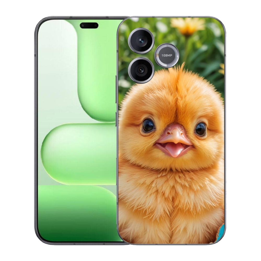 mmCase gél tok a Honer 600 Lite-hez – vidám kiscsibe