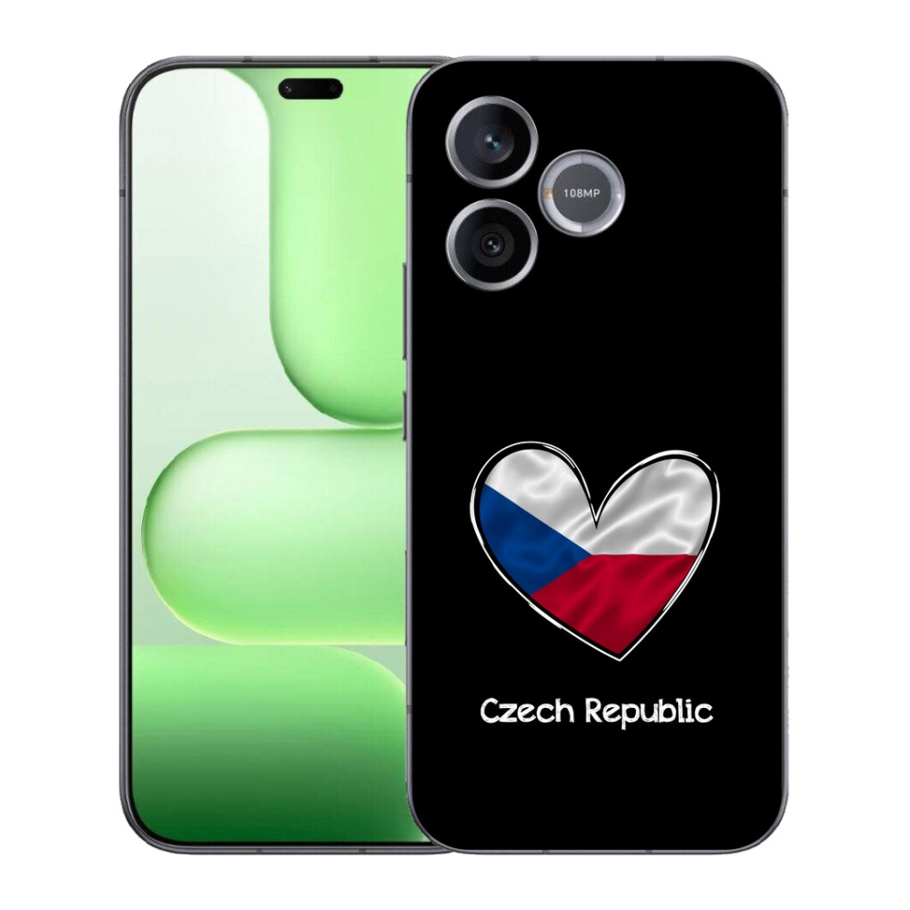 mmCase géltok a Honer 600 Lite-hoz – zászló, szív, fekete háttér