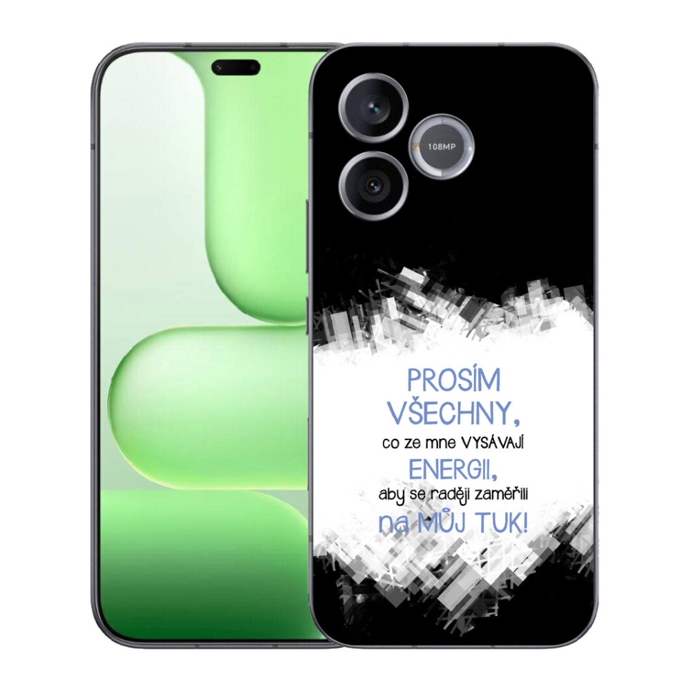 mmCase géltok a Honer 600 Lite-hez – vicces felirat, 1 db, kék