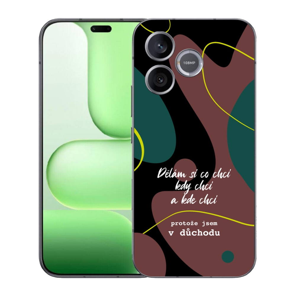 mmCase géltok a Honer 600 Lite-hoz – vicces felirat, 10 fekete háttérrel
