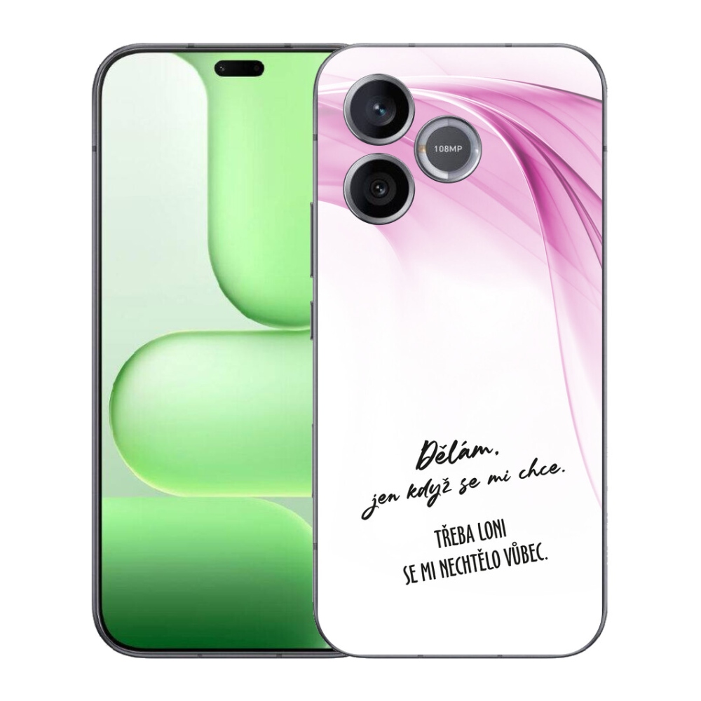 mmCase géltok a Honer 600 Lite-hoz – vicces felirat, 12 fehér háttér