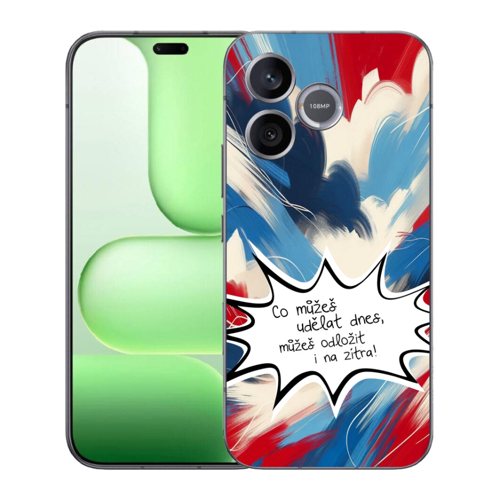 mmCase gélhuzat a Honer 600 Lite-hez – vicces felirat, 9 fehér háttér