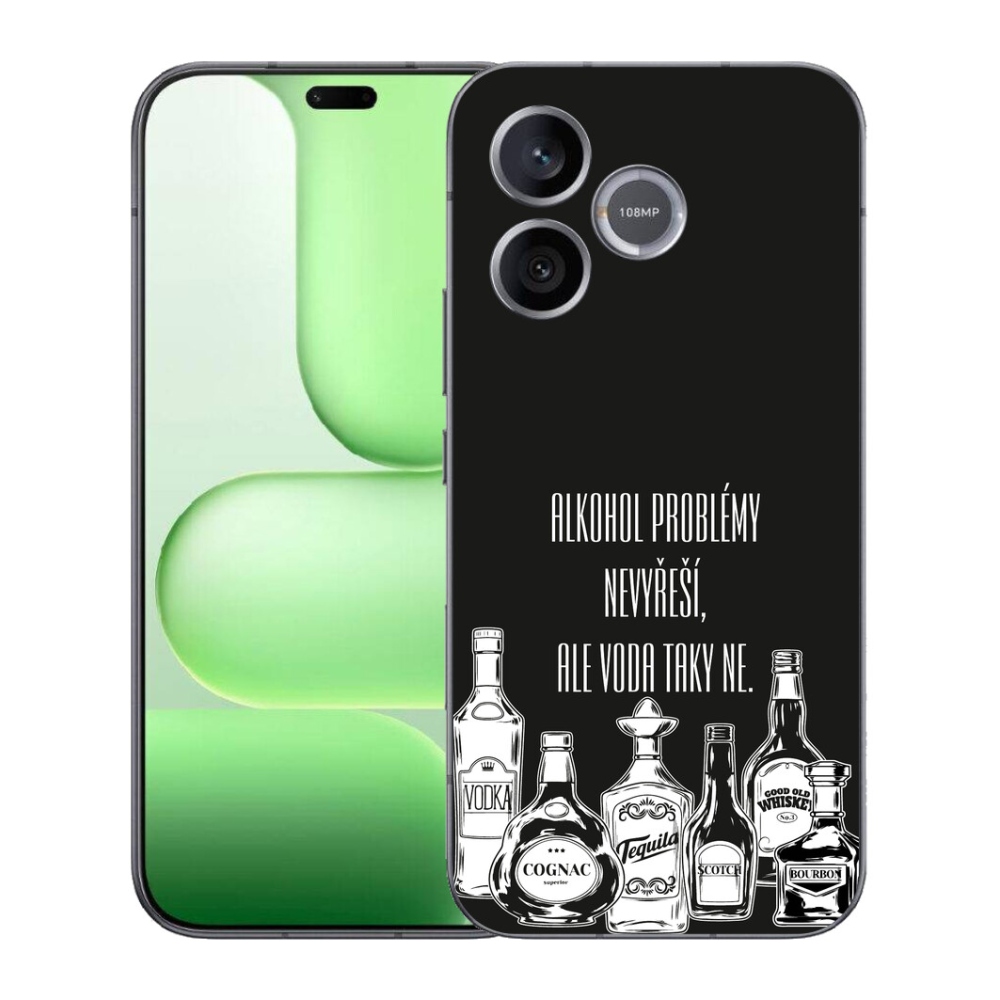 mmCase géltok a Honer 600 Lite-hez – vicces felirat fekete háttérrel