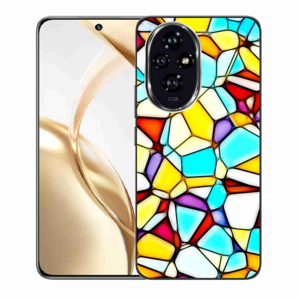 Zselés borító mmCase a Honor 200 5G számára - absztrakt motívum 40