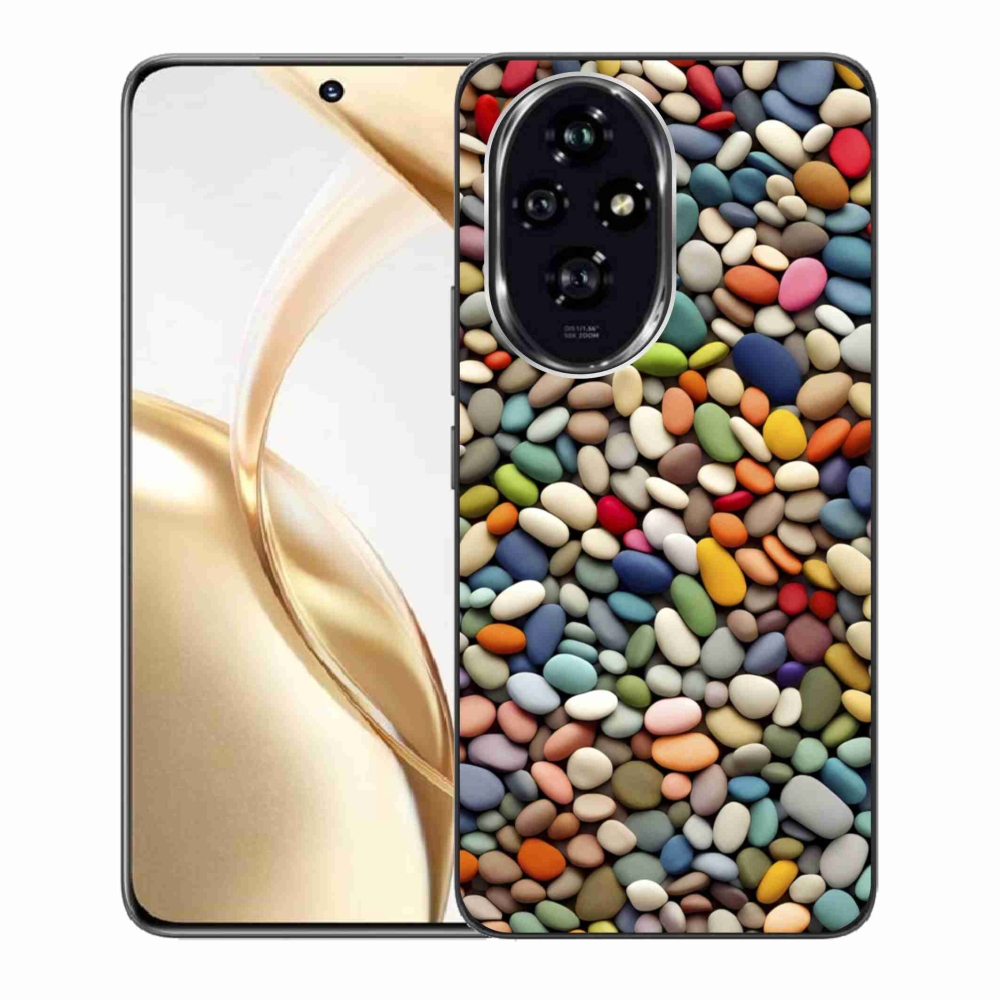 Zselés borító mmCase a Honor 200 5G számára - színes strasszkövek 2
