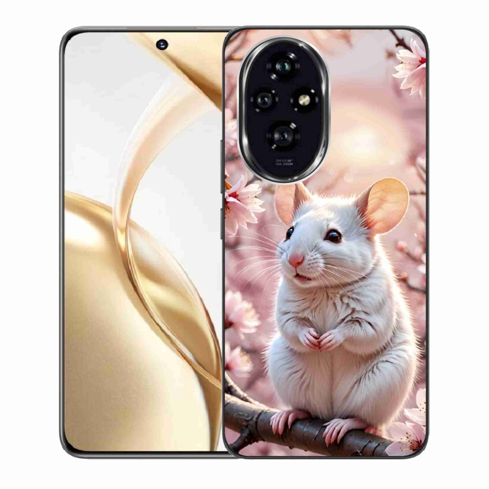 mmCase géltok az Honor 200 5G-hez – fehér egér az ágon