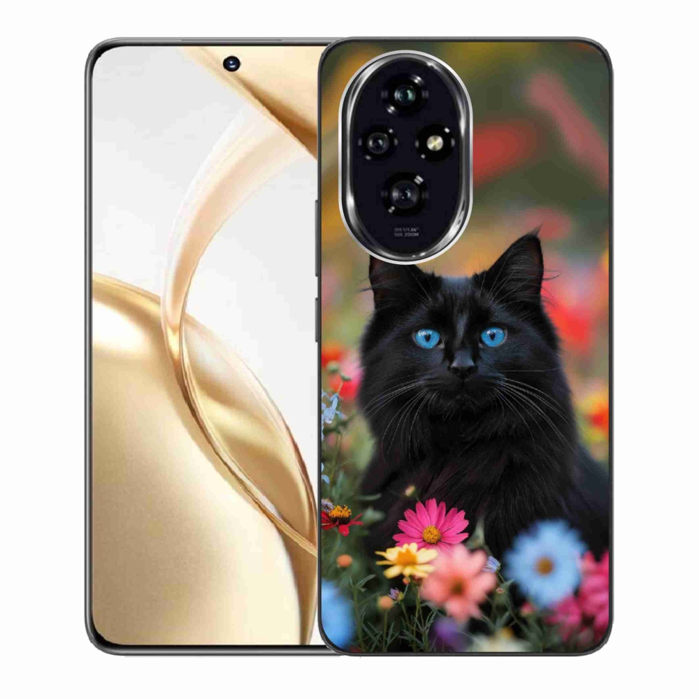 mmCase géltok az Honor 200 5G-hez – fekete cica 4