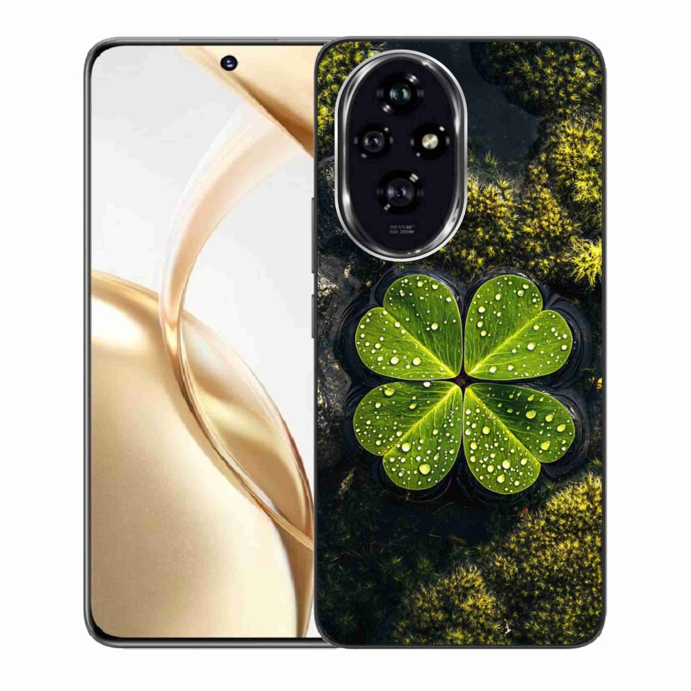 Zselés borító mmCase a Honor 200 5G készülékhez - négylevelű lóhere