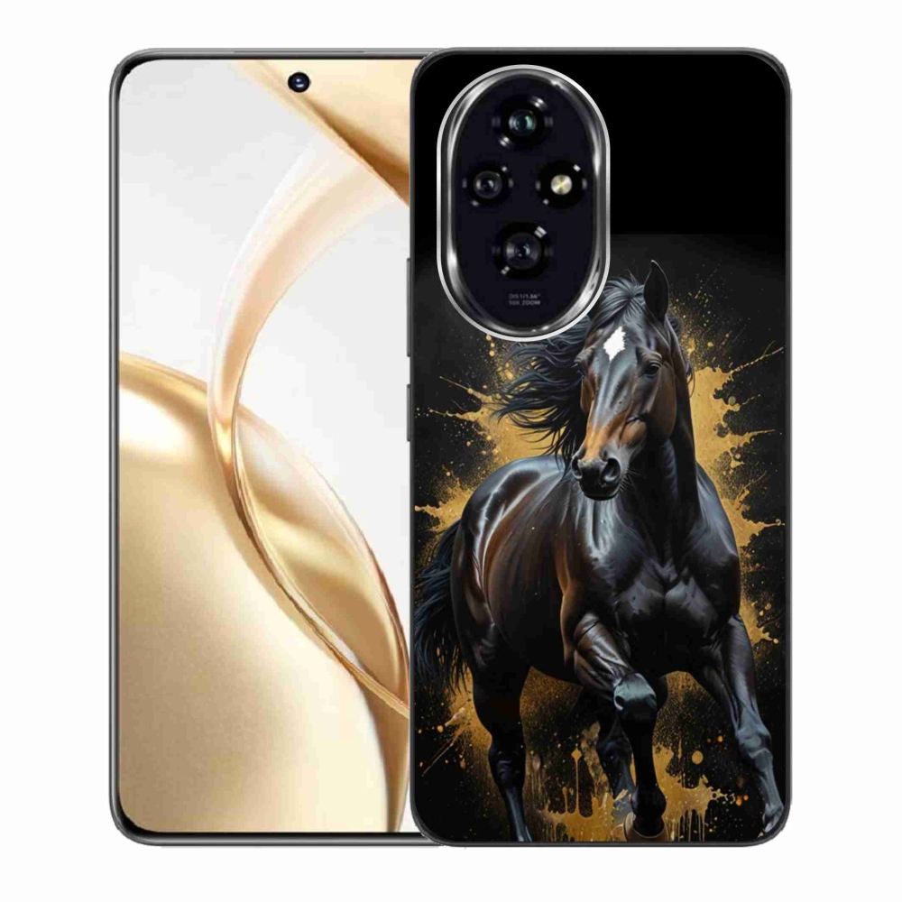 mmCase géltok az Honor 200 5G-hez – elegáns fekete csődör