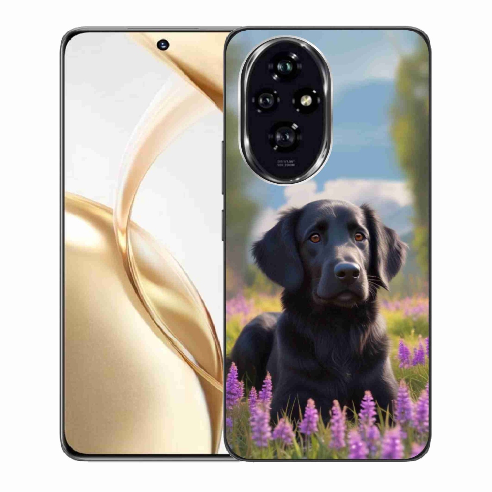 mmCase géltok az Honor 200 5G-hez – elegáns fekete retriever