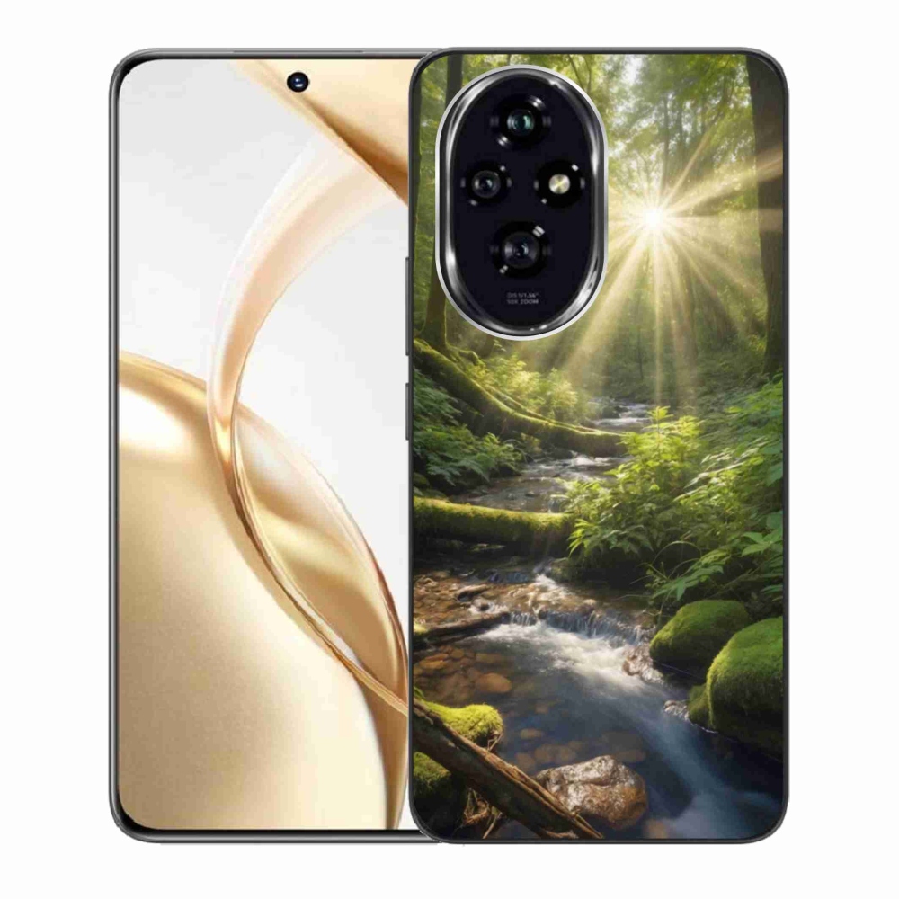 Zselés borítás mmCase a Honor 200 5G számára - az erdő mélysége