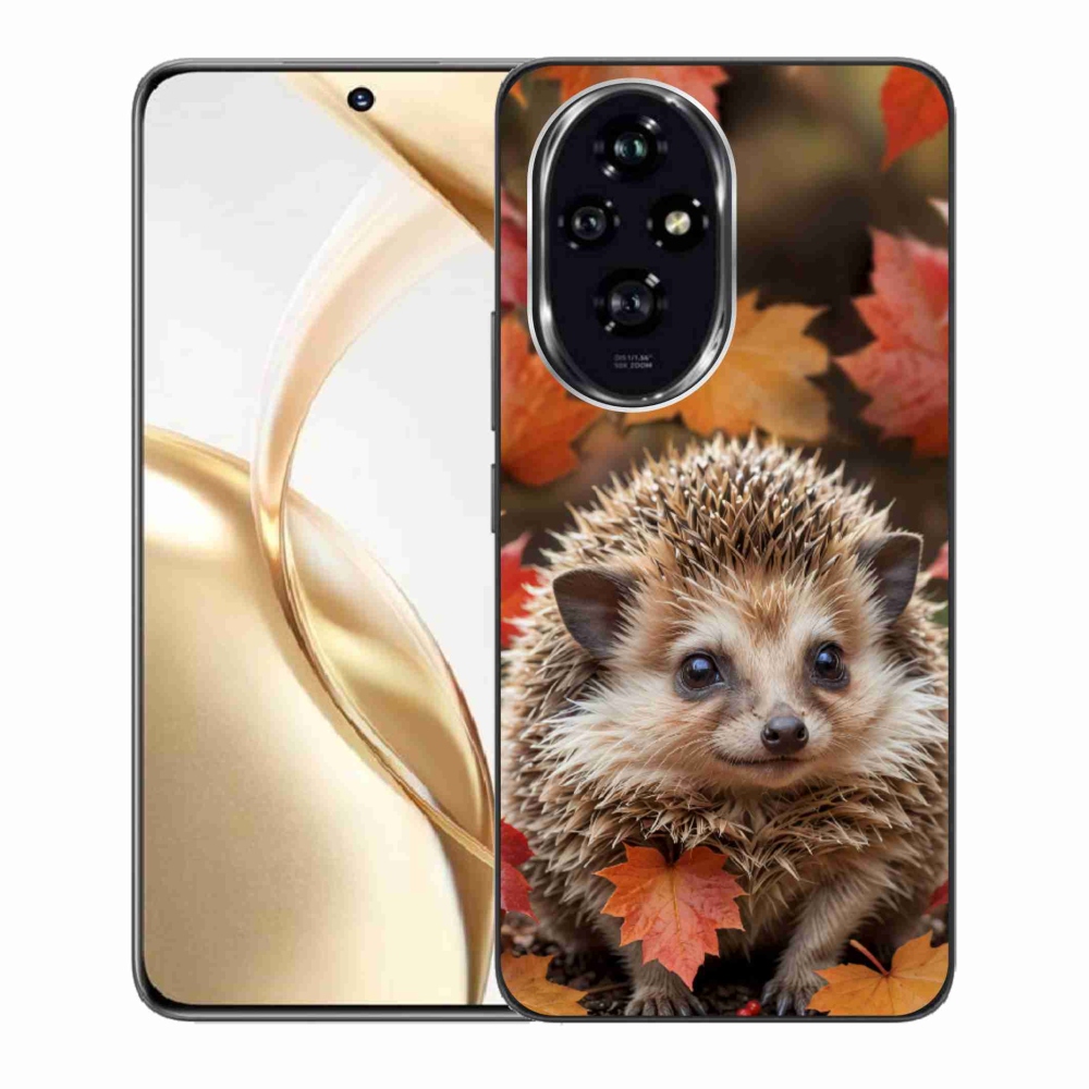 mmCase gélhuzat az Honor 200 5G-hez – sün a levelek között