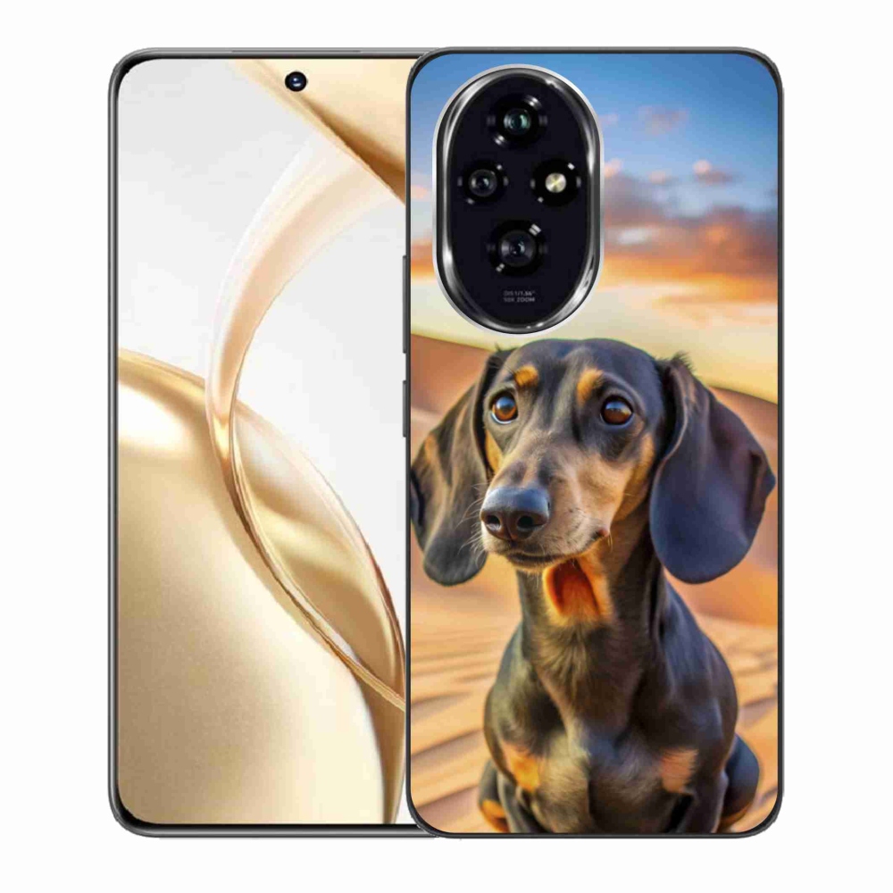 Zselés borítás mmCase a Honor 200 5G készülékhez - tacskó 3