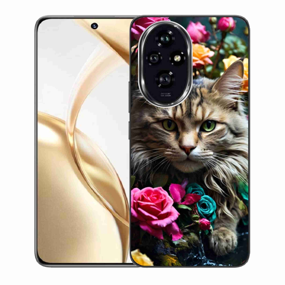 Zselés borítás mmCase a Honor 200 5G készülékhez - macskaszemmel 2