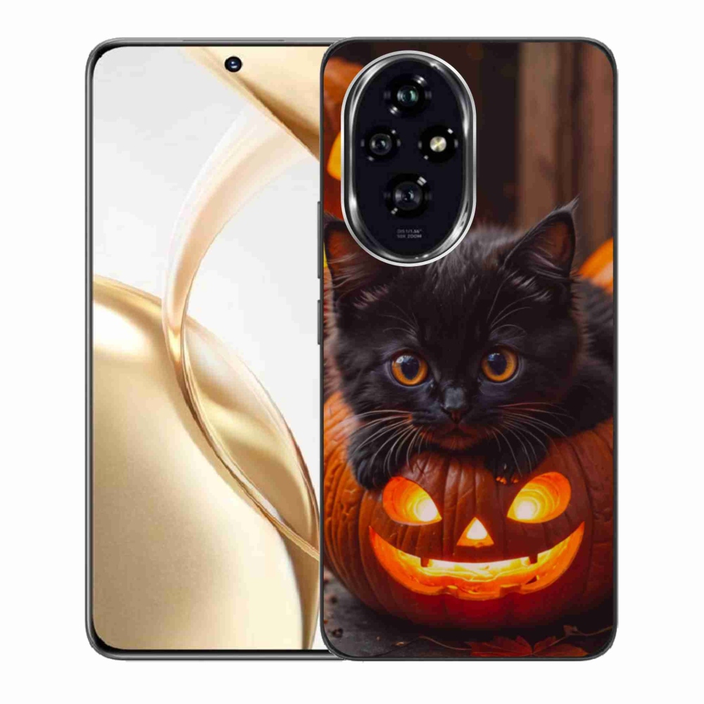 Zselés borítás mmCase a Honor 200 5G készülékhez - cica és tök