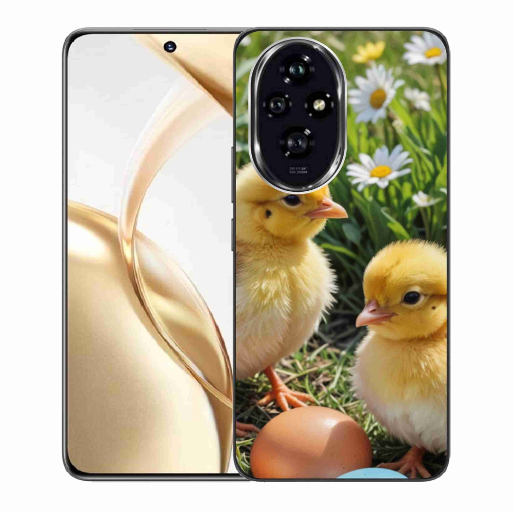 Zselés borítás mmCase a Honor 200 5G készülékhez - csirkék