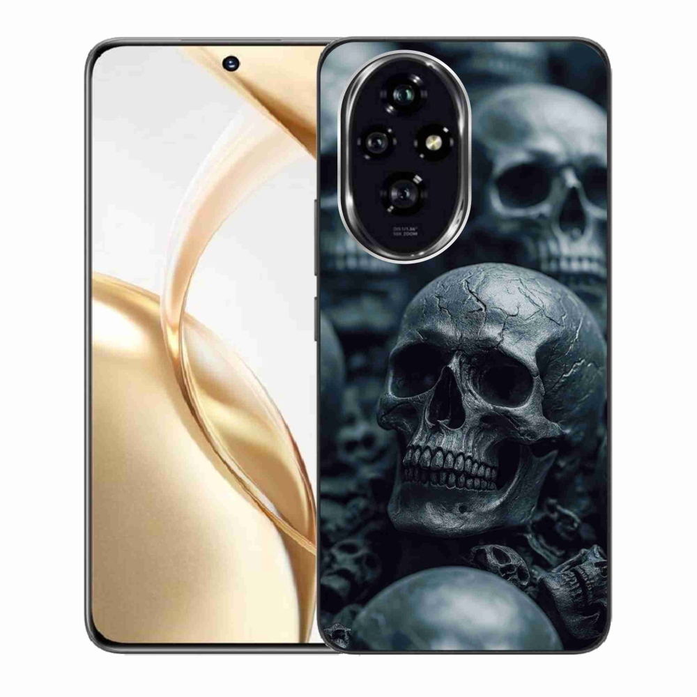 Zselés borítás mmCase a Honor 200 5G készülékhez - koponya 2