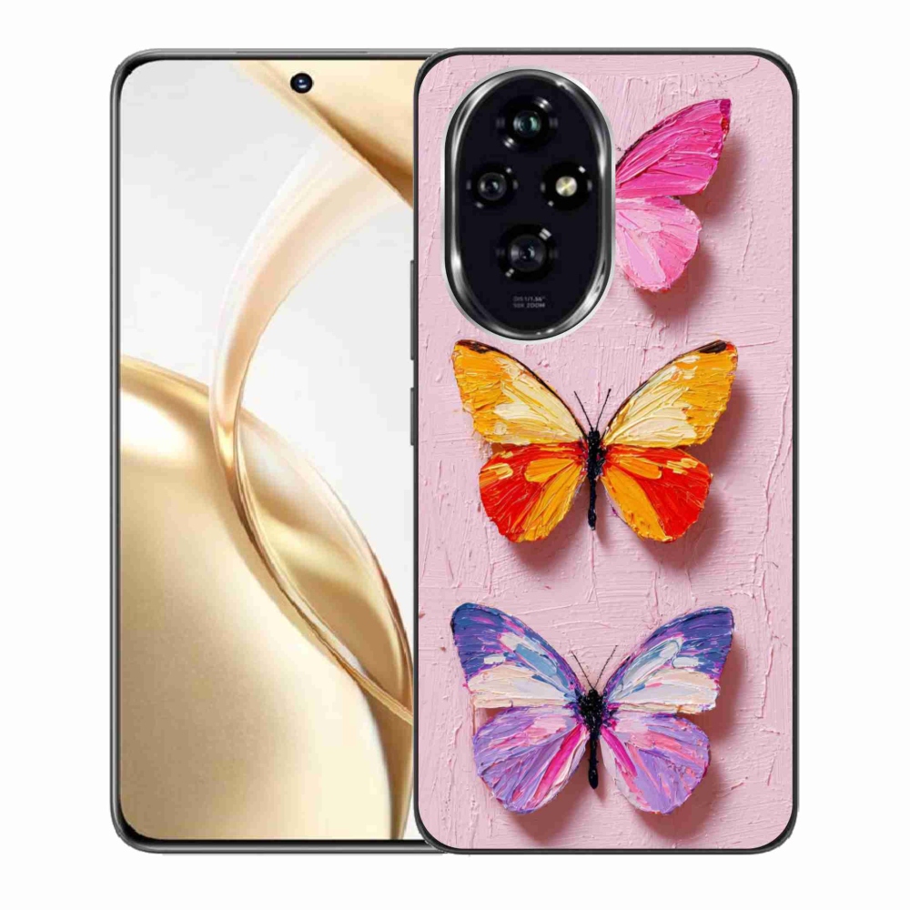 Zselés borítás mmCase a Honor 200 5G számára - pillangó szentháromság