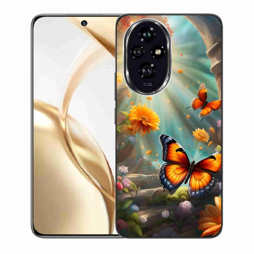 Zselés borítás mmCase a Honor 200 5G-hez - pillangókert 2
