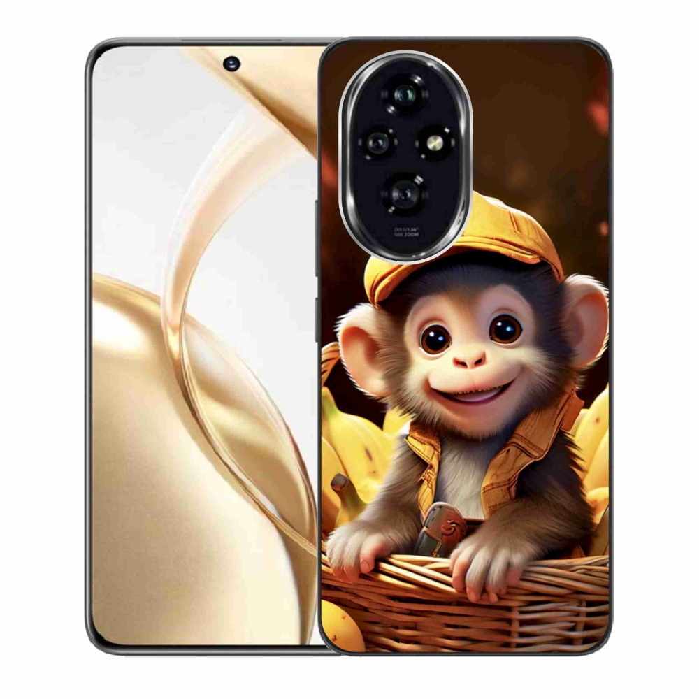 mmCase gél tok az Honor 200 5G-hez – majom a kosárban