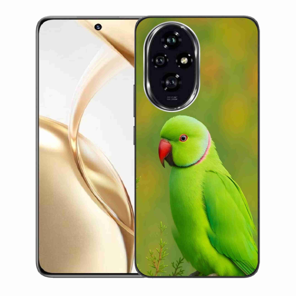 Zselés borítás mmCase a Honor 200 5G készülékhez - papagáj Alexander 2