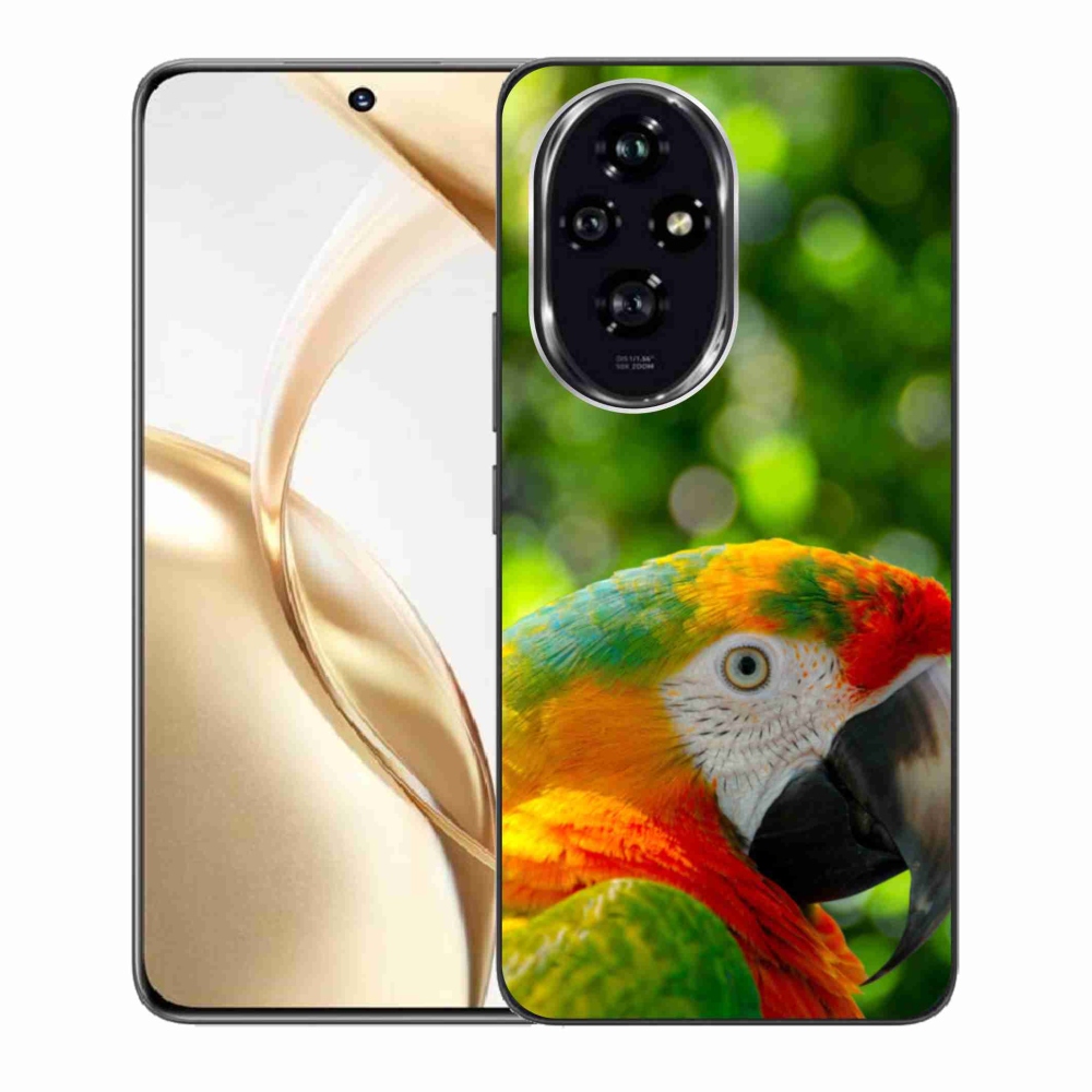 Zselés borítás mmCase Honor 200 5G - papagáj ara 3 számára