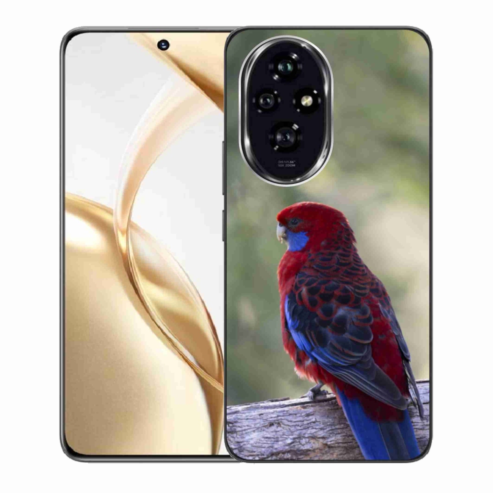 Zselés borítás mmCase a Honor 200 5G készülékhez - papagáj rosela