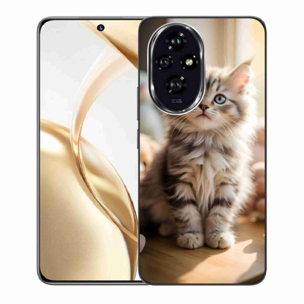 mmCase gél tok az Honor 200 5G-hez – aranyos cica 10
