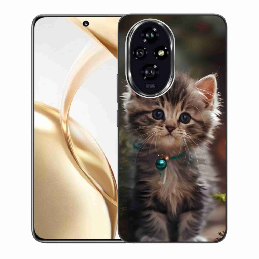 mmCase gél tok az Honor 200 5G-hez – aranyos cica 11