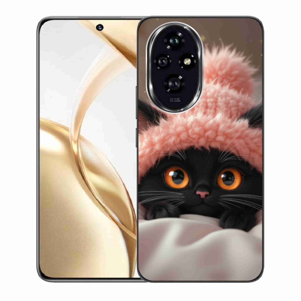 Gél borító mmCase a Honor 200 5G számára - aranyos cica 7