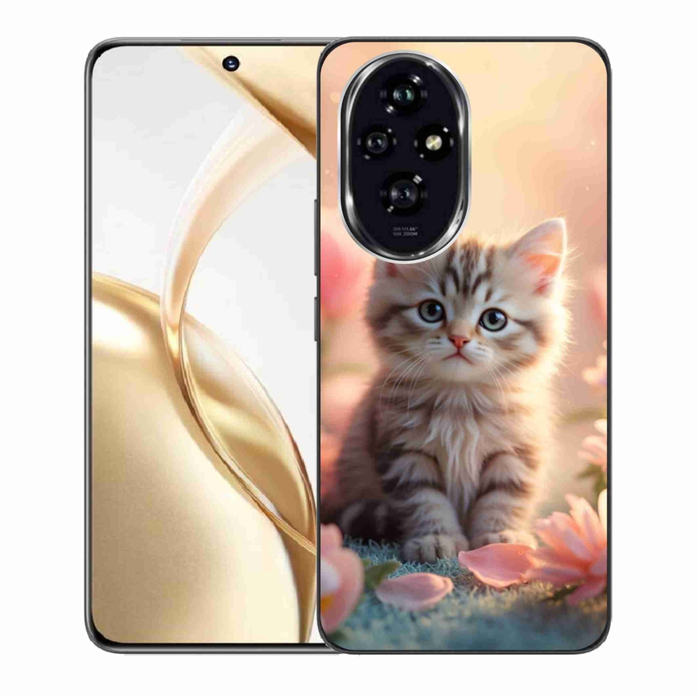 Gél borító mmCase a Honor 200 5G számára - aranyos cica 8