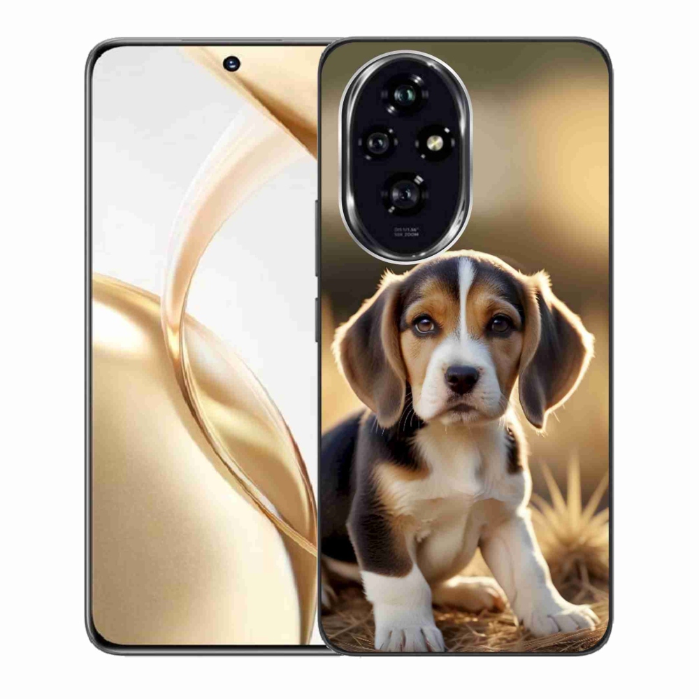 mmCase gél tok az Honor 200 5G-hez – aranyos beagle