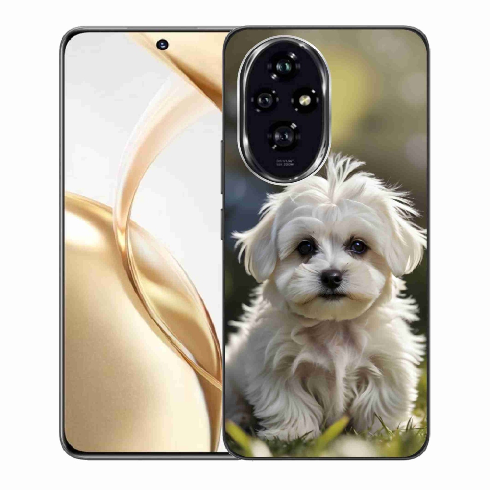mmCase gél tok az Honor 200 5G-hez – aranyos máltai kutyus