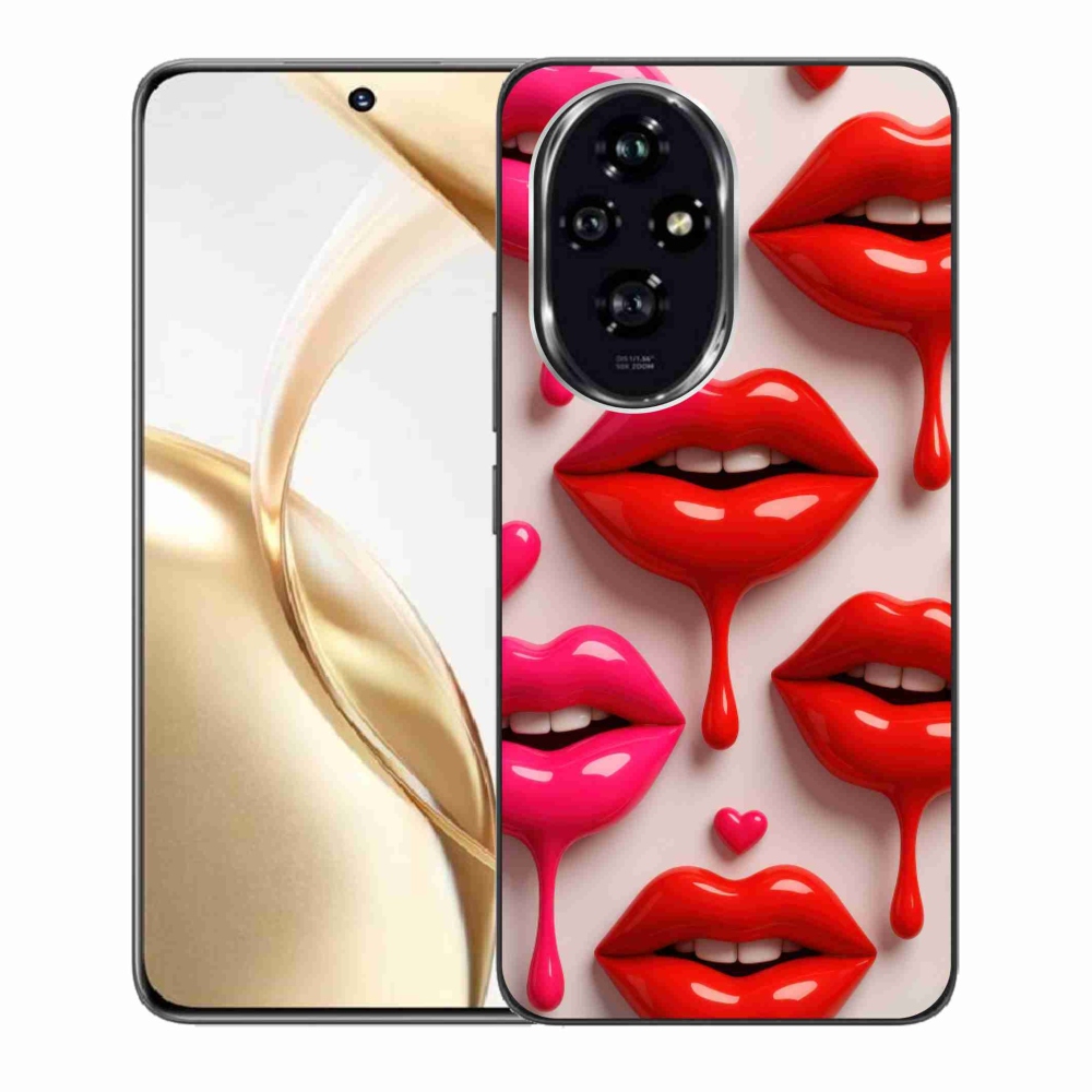 Zselés borítás mmCase a Honor 200 5G készülékhez - ajkak 2