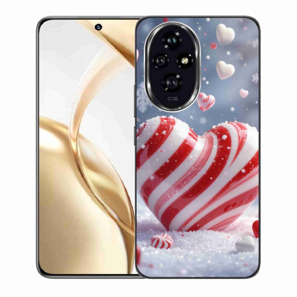 Zselés borító mmCase a Honor 200 5G számára - édes szív