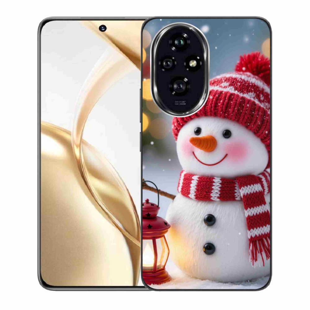 Zselés borítás mmCase a Honor 200 5G készülékhez - hóember 2