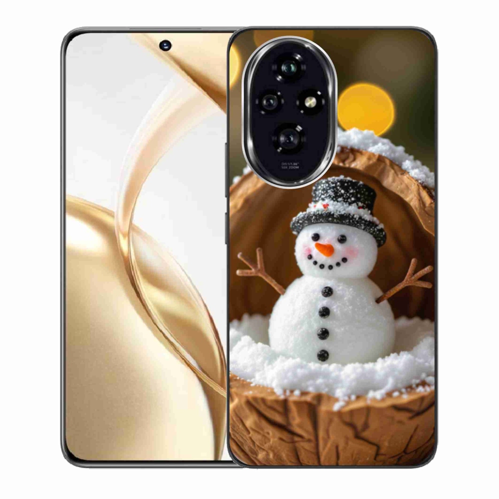 Zselés borítás mmCase a Honor 200 5G készülékhez - hóember 4