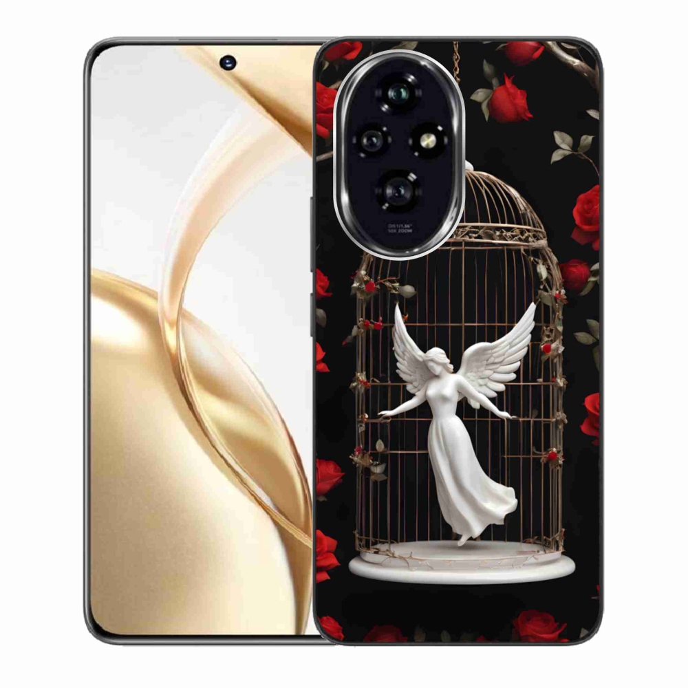 Zselés borítás mmCase a Honor 200 5G számára - csapdába esett angyal