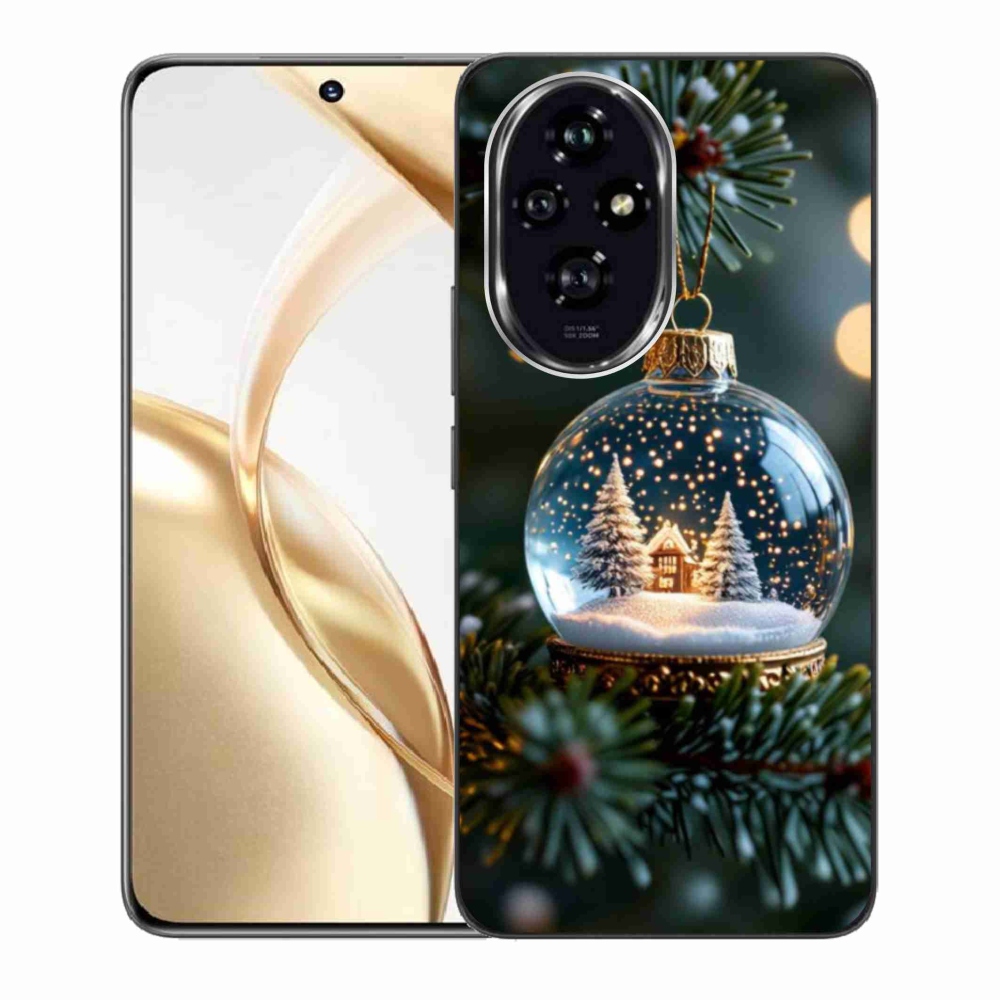 Zselés borítás mmCase a Honor 200 5G-hez - Karácsonyi gömbök 2