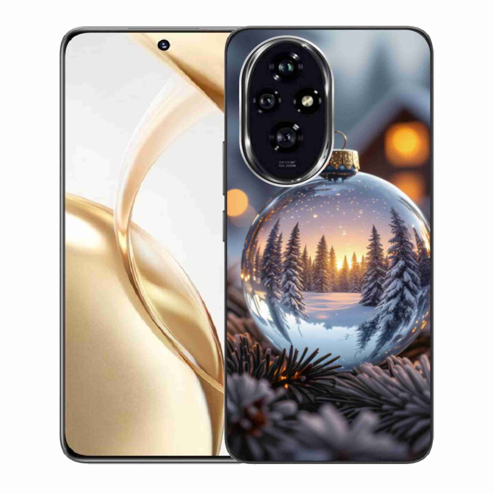 Zselés borítás mmCase a Honor 200 5G számára - karácsonyi dekoráció