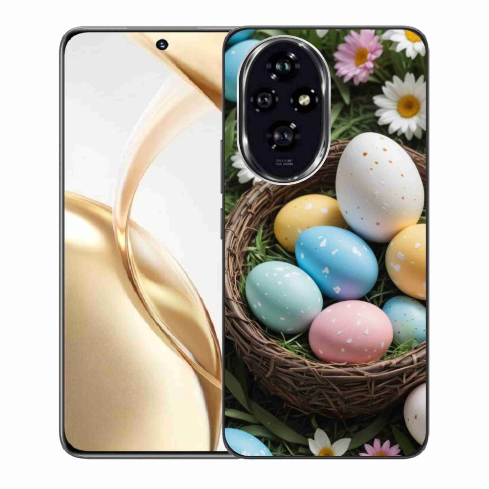 Zselés borítás mmCase a Honor 200 5G számára - Húsvéti tojások 2