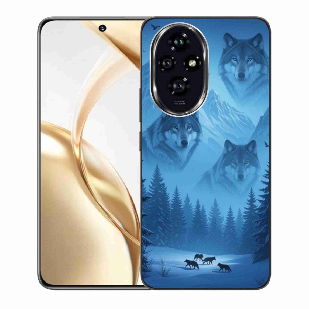 Zselés borítás mmCase a Honor 200 5G számára - farkas csomag