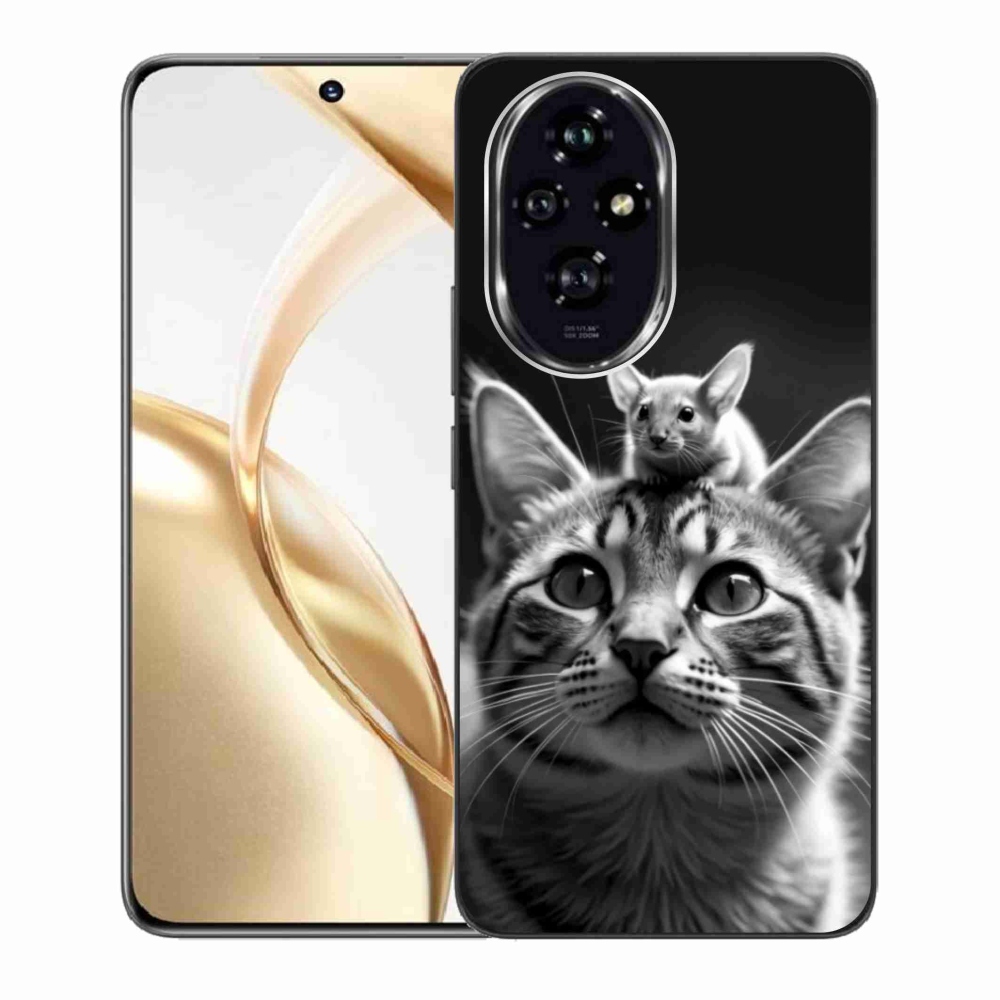 Zselés borítás mmCase a Honor 200 5G-hez - állati barátság 2