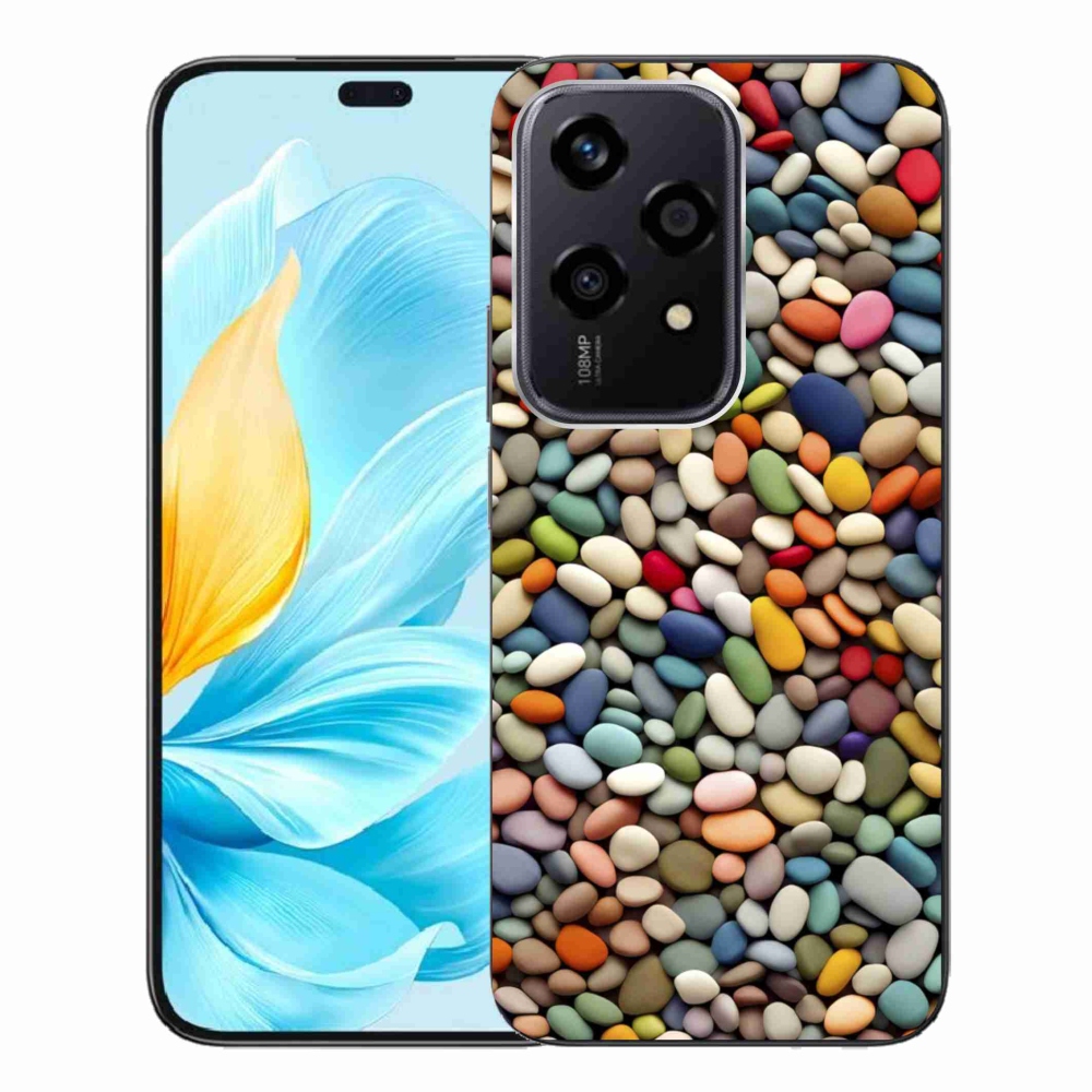 Zselés borítás mmCase a Honor 200 Lite 5G számára - színes strasszkövek 2