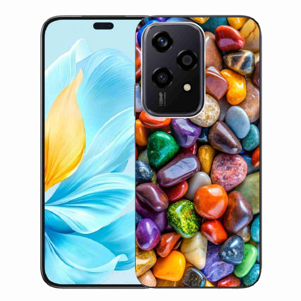 Zselés borítás mmCase a Honor 200 Lite 5G számára - színes strasszkövek