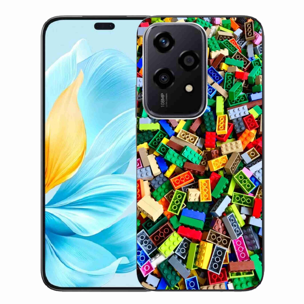 Zselés borítás mmCase a Honor 200 Lite 5G készülékhez - színes építőelemek